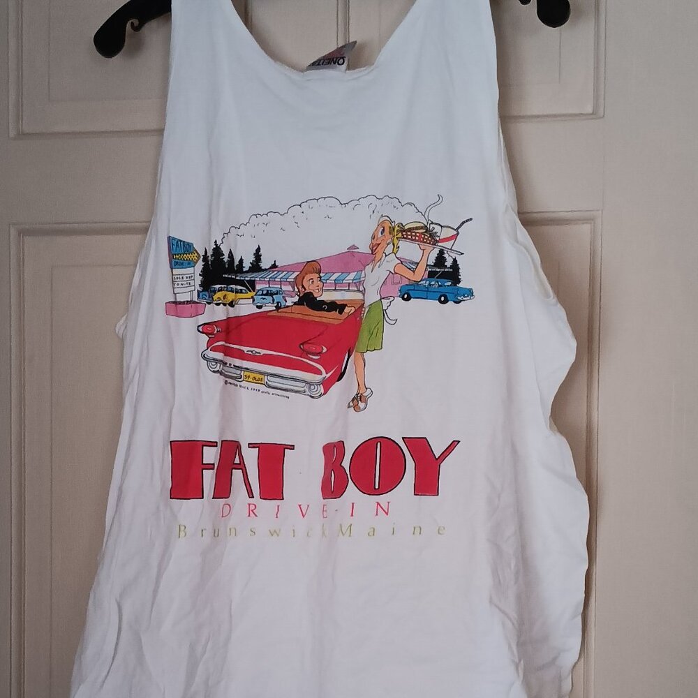 Fat Boys Drive-In Restaurant, Brunswick, Maine Novelty T-shirt New XL